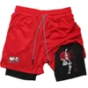 Men's Performance Shorts Anime Baki 2 in 1 Gym Shorts Compression Stretchy Sports Shorts Quick Dry Fitness Workout Summer 4