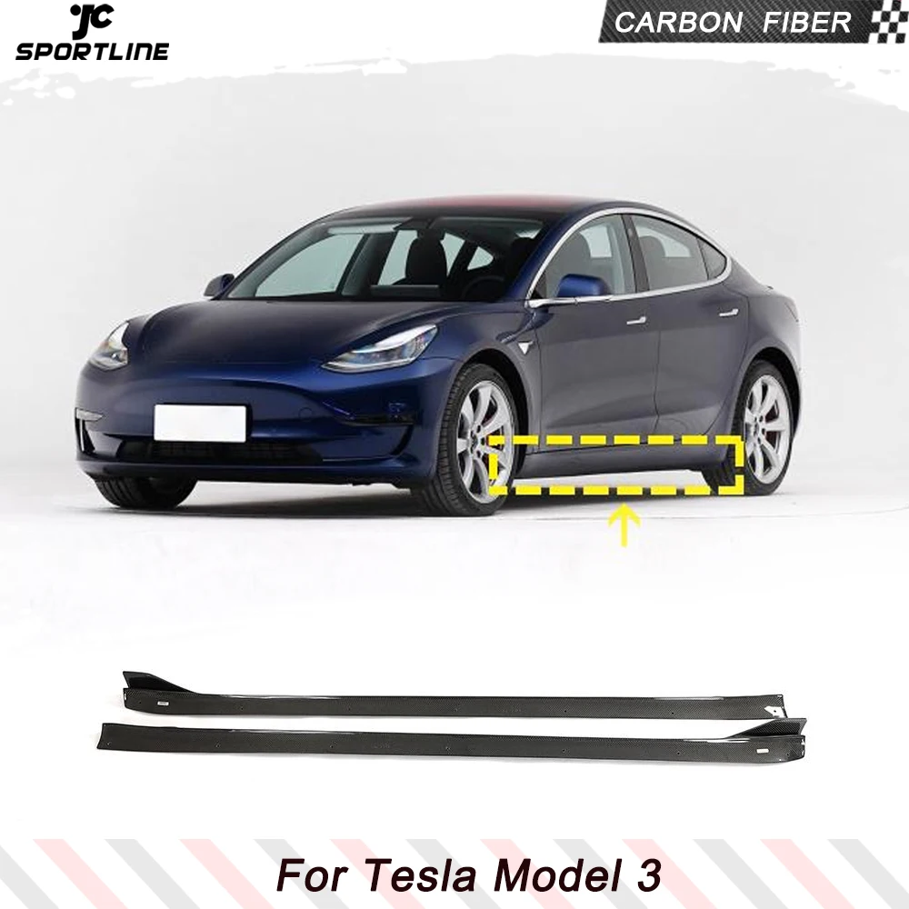 

Юбка-удлинитель для бампера Tesla Model 3 седан 4 двери 2018-2020