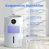 Lamon® Humidifiers for Bedroom, 400ml/H Cool Evaporative Humidifier for Home with Anion & Filter, 4.5L Top Fill Humidifiers 5