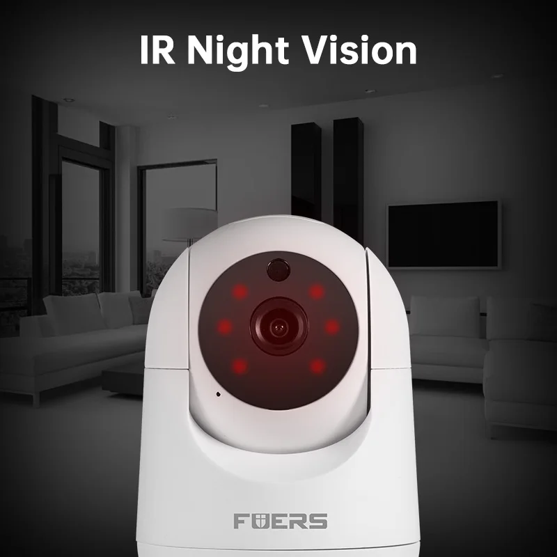 WiFi IP Camera 5MP Tuya Smart Home Indoor Surveillance for Baby Monitor