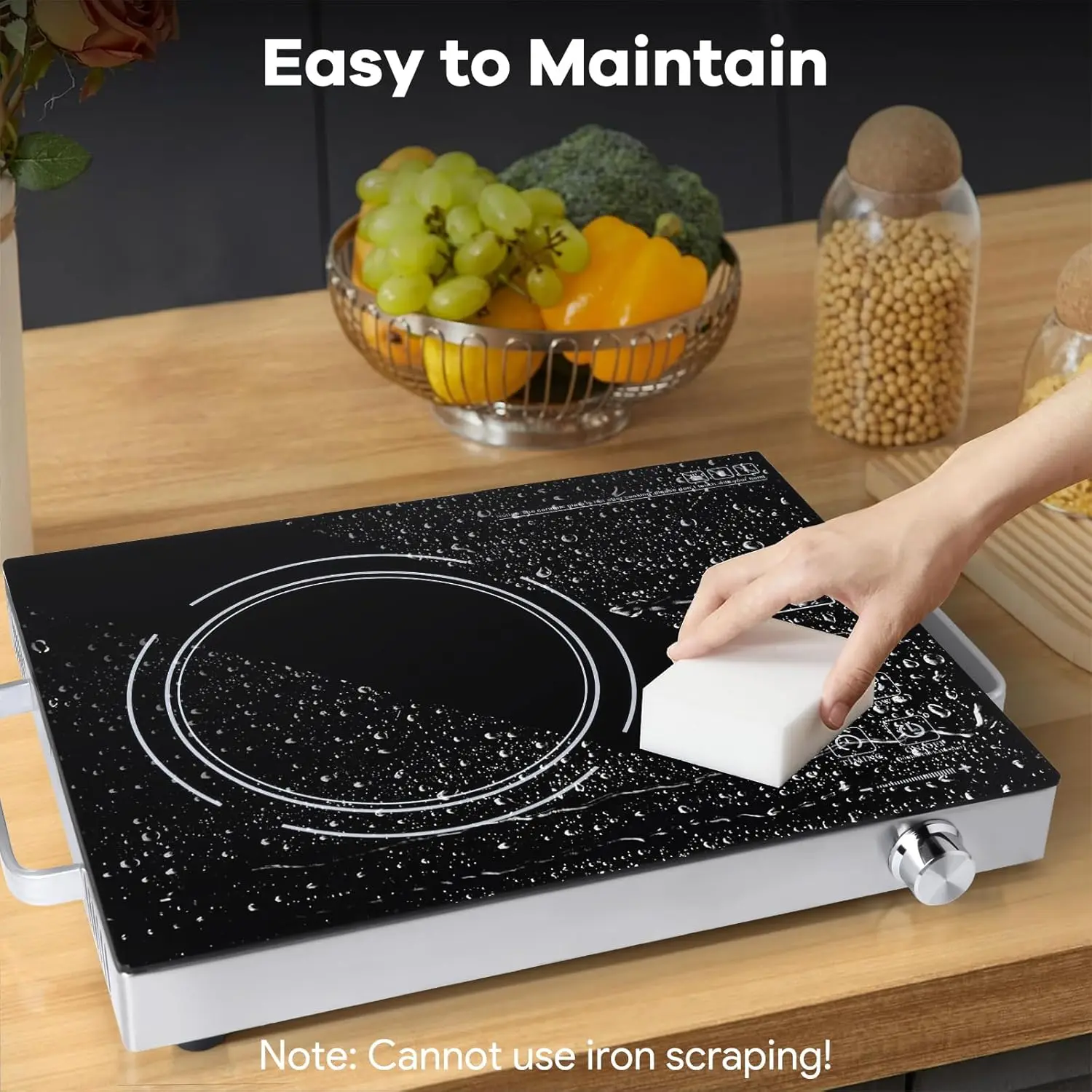 موقد كهربائي سيراميك 3500 واط - طهي سريع وآمن مع 1...