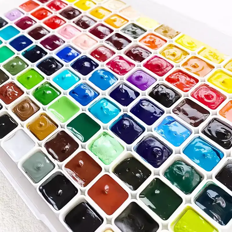 Holbein Watercolor Paint Set Mini 1ml Handmand Sample 24/48/108 Colors Original Water Color for Painting Art Suppliers watercolor painting set watercolor paint watercolor pigment