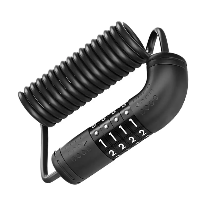 Retractable Motorcycle Helmet and Luggage Cable Lock