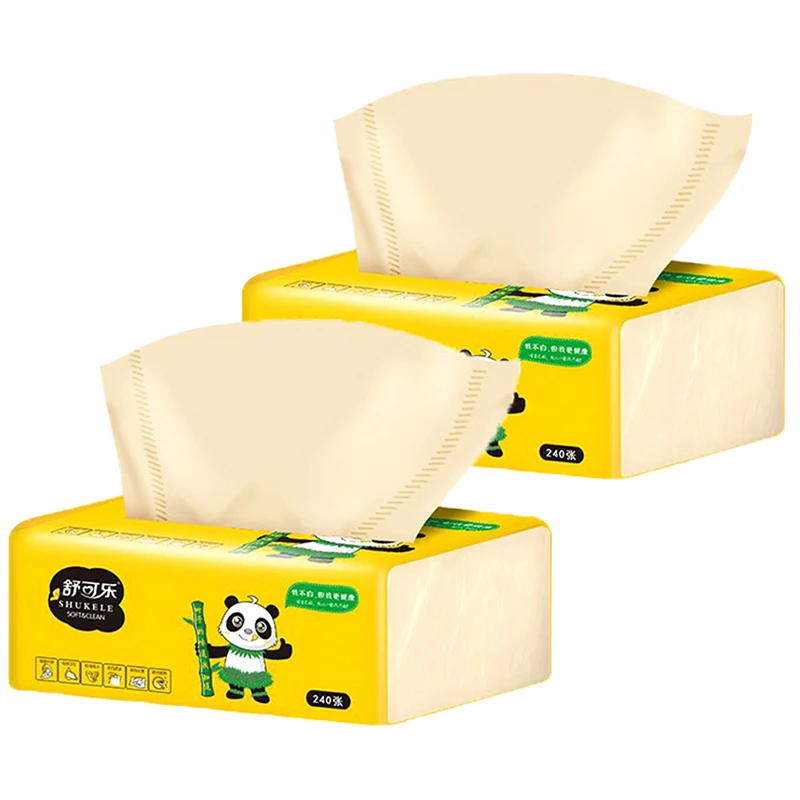 60pcs/pack Nature bamboo Soft Paper Napkin for Table Dinner Paper Tissues New paper napkins