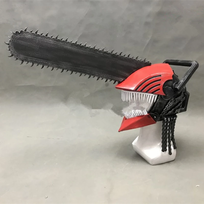 

Chainsaw Man Pochita Man Cosplay Helmet Mask Funny weapon props