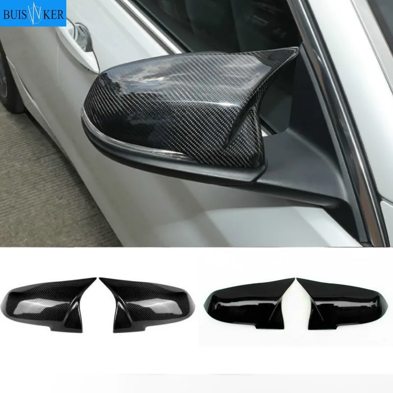 

Mirror Covers Left Right Side Rearview Mirror Cover Cap For Bmw F20 F21 F87 M2 F23 F30 F36 X1 E84 I3 I3S Auto Accessories