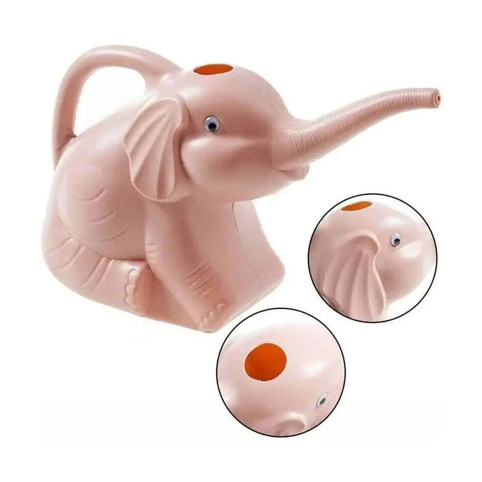 1 Pcs Elephant Watering Pot Irrigation Spray Pots Vegetable Flower Waterings Cartoon Children's Plastic Watering Gardening Tools