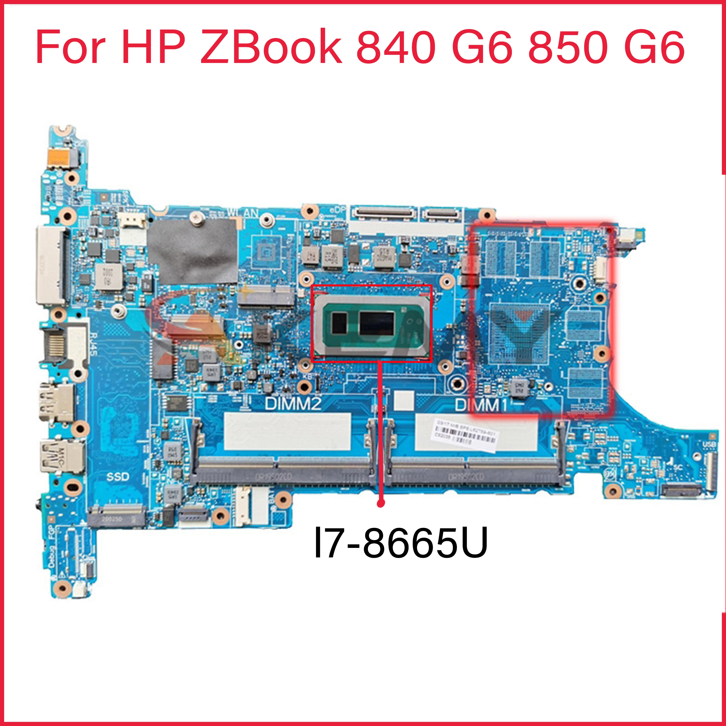 Детская материнская плата для ноутбука HP 840 G6 850 |