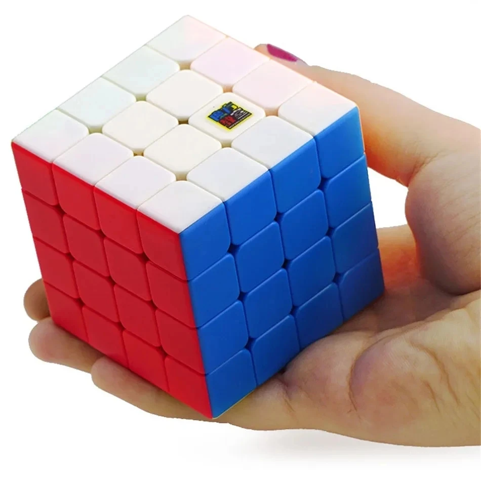 MoYu Meilong 4x4x4 Magic Speed Cube Stickerless/Black Sticker 4x4 Professional Puzzle Cubes Educational Toys Children speed cube