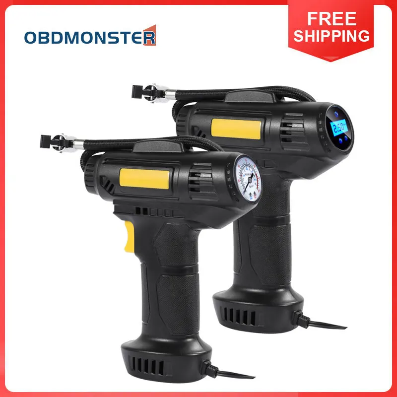 

Car Air Pump Wireless/Wired Electric Car Tire Inflatable Pump Portable Air Compressor for Tires Digital Auto Tire Inflator