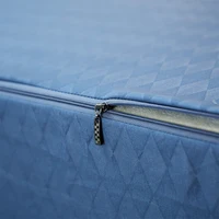 Zipper Detachable Mattress Protector, Solid Color Brushed Six-sided Full-enclosed Dust Cover, Tatami Bed Cover 160x200/140x200CM 6