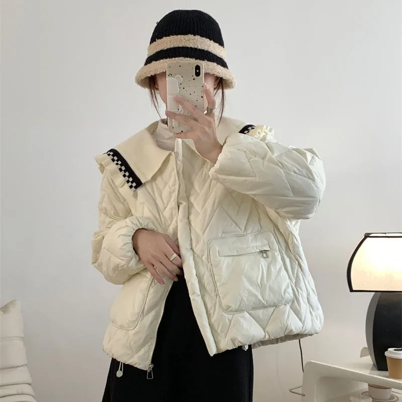 2023 New Women Down Jacket Winter Coat Female Short Parkas Warm Leisure Time Fashion Outwear Given To Philandering  Overcoat