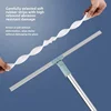 Magic Broom Silicone Bathroom Floor Scraper Household Bathroom Cleaning Squeegee Plastic Handle Two-In-One Dry And Wet Use 2