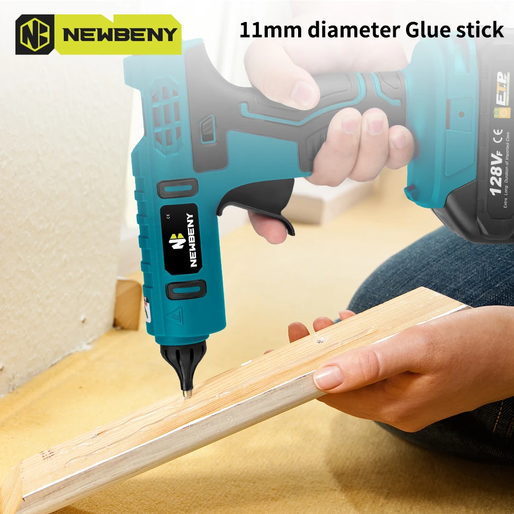 Cordless Hot Glue Gun 260&deg; 100W High Temperature Industrial Mini Thermo Tool For 21V 18V Battery