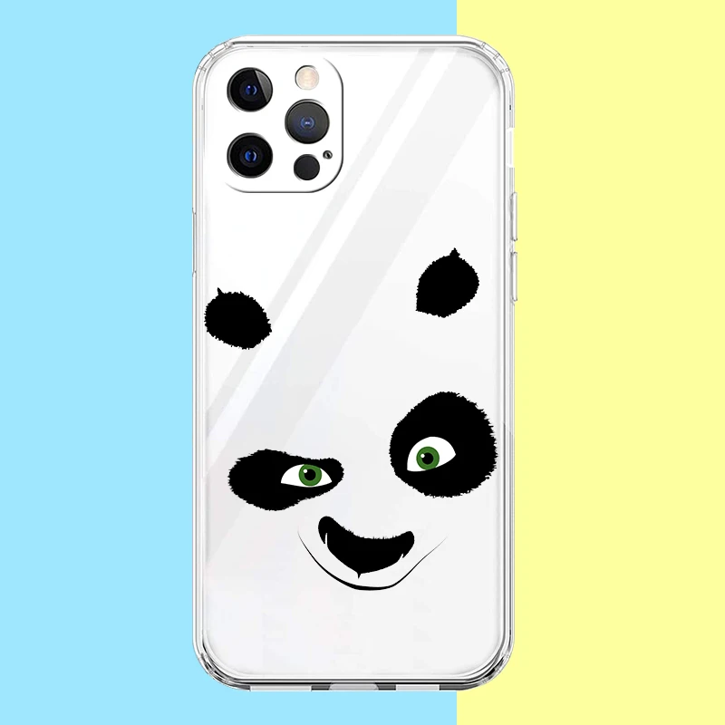 Tickle Panda Shockproof Transparent Silicone Phone Case Cover