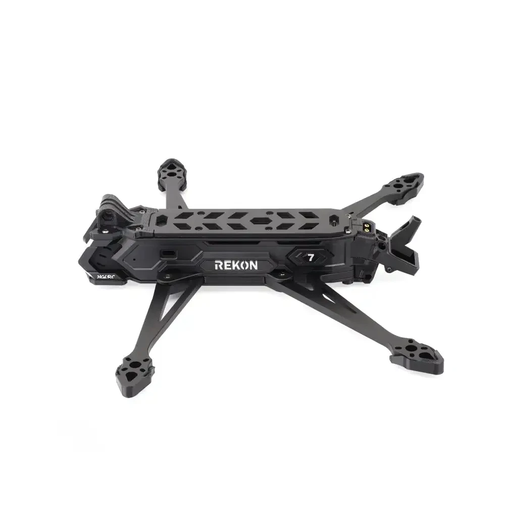 HGLRC Rekon7 PRO V2 7-дюймовая гоночная рама FPV с дальним радиусом действия, колесная база 324 мм thumbnail 6