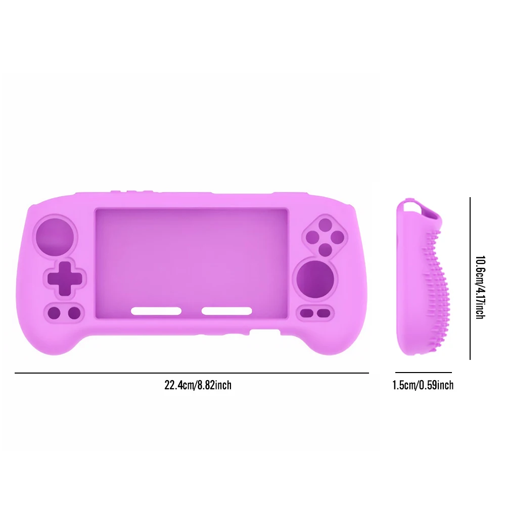 Silicone Protective Cover for RG556 Case Cover For Anbernic RG556 Retro Handheld Game Console 360° All-around Protection Shell
