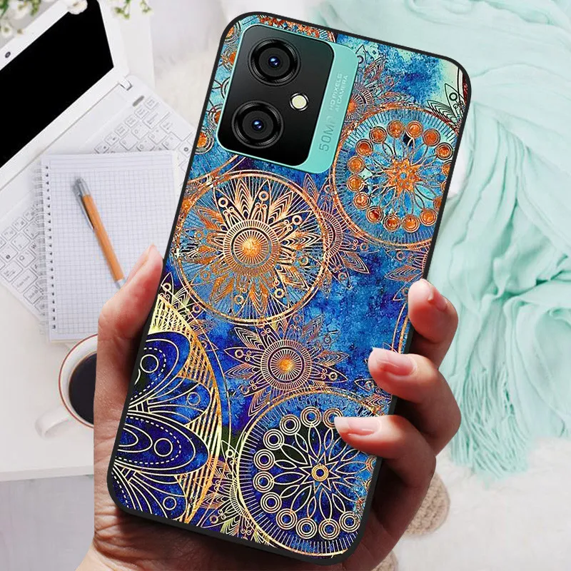 Silicone Soft Lions Cat Black Bumper Protective Case Cover