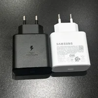 For Samsung 45W Super Fast Charger EU Adapter 1.8M 5A Type C Cable Galaxy S25 S24 S23 Ultra Plus FE Edge Fold FLip 6 5 A55 A36 6