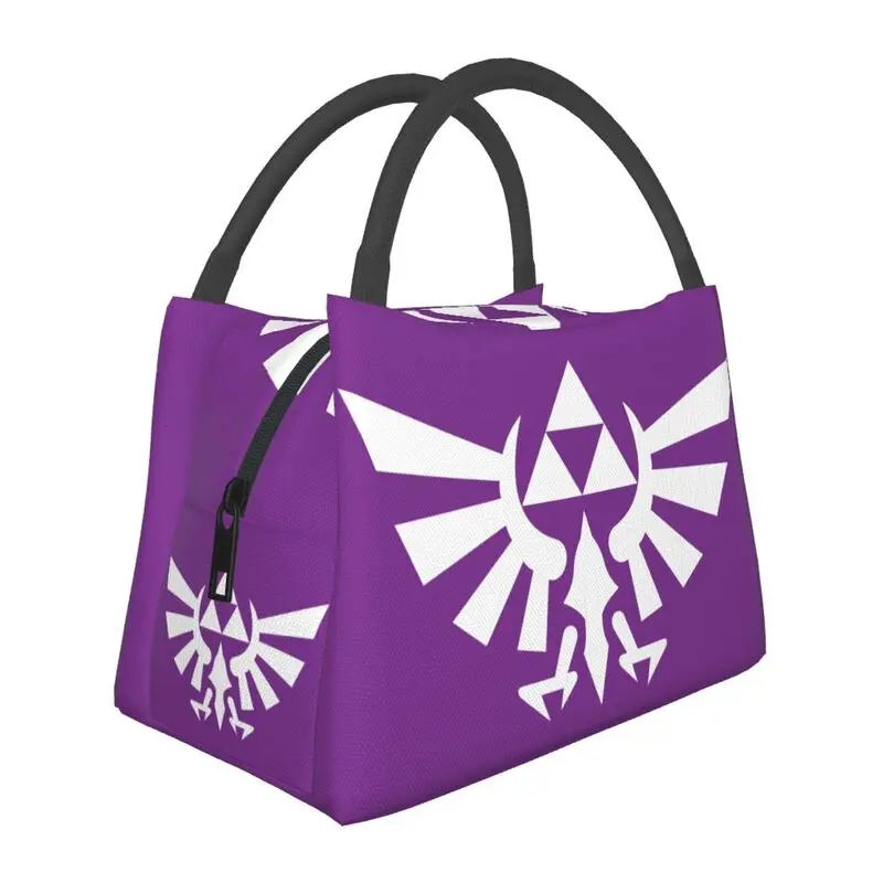 

The Legend Of Zeldas Insulated Lunch Bag for Outdoor Picnic Anime Game Portable Thermal Cooler Lunch Box Women