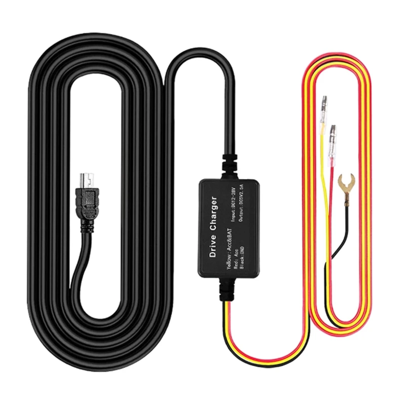 

Автомобильный видеорегистратор с защитой от низкой громкости, 12-24 В, 5 В, 2,5 А