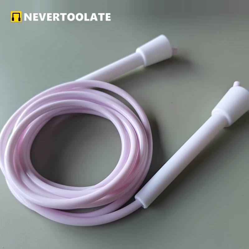 NEVERTOOLATE  6mm diameter  pvc vinyl  jump skipping rope ra handle factory cheap 2