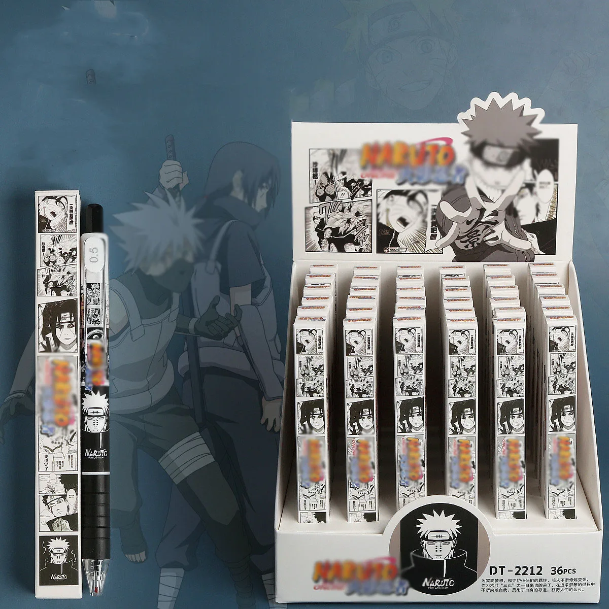 

36 pcs/lot Kawaii Ninja Gel Pen Cute 0.5mm black Ink Neutral Pens Promotional Gift Office School Supply
