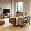 Norwin Entryway Table, Modern Rustic Industrial Farmhouse Console Sofa Table, Display Shelf, Accent Cabinet 3