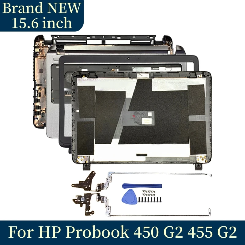 

NEW Notebook LCD Back Cover/Front Bezel/Hinges/Palmrest/Bottom Laptops Case For HP Probook 450 G2 455 G2 Laptop Accessories