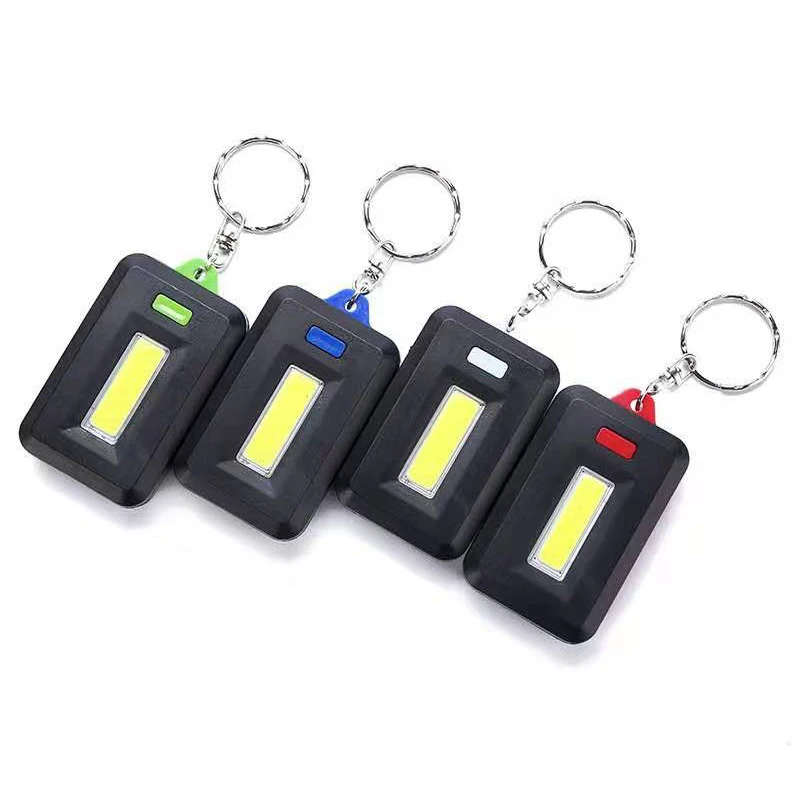 Mini Portable LED Flashlight Keychain Torch Emergency Camping Flash Light Mode Lamp 3 Modes Pocket Lantern Outdoor Tools