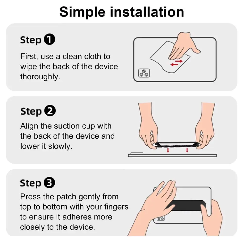 Universal Non-Slip Tablet & Phone Grip with Adjustable Arm Strap