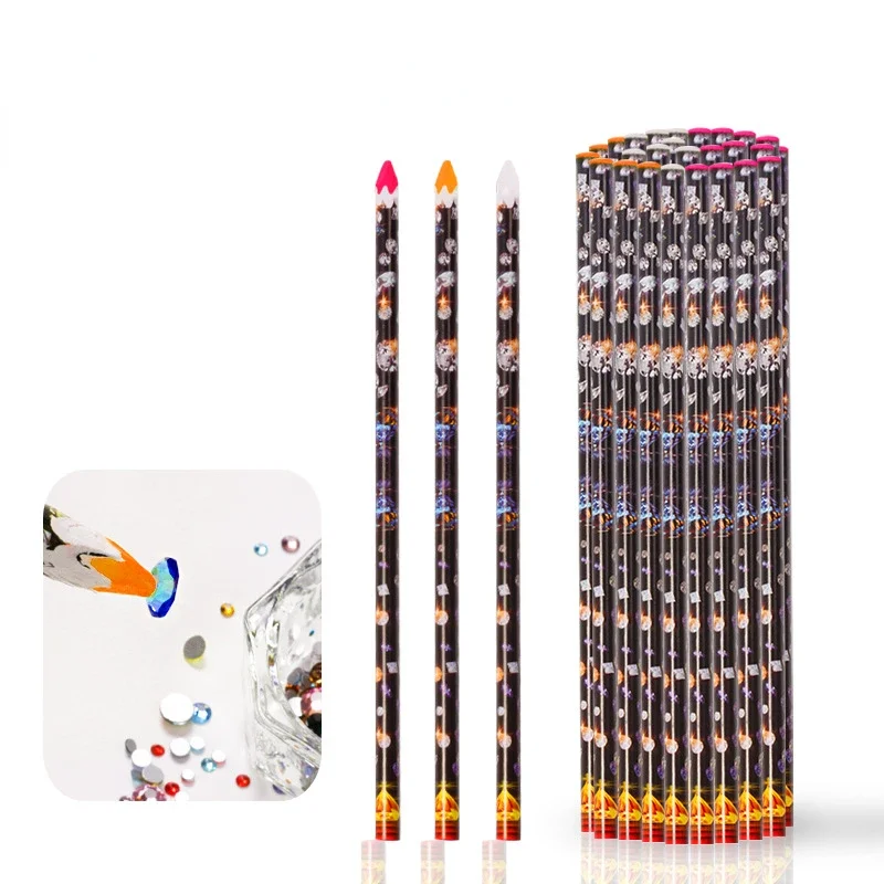Nail Dotting Pen Picking Rhinestones Gems Drill Crystal Wax Pencil Diamond Picker Nail Art Decoration Tool Art Tools Nail Art Tools Nail Art Pen Nail Art Picking Tools Rhinestone Picker Pen Rhinestone Picking Tool
