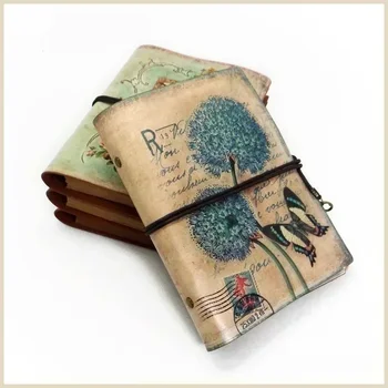 New Vintage Stationery PU Leather Notebook Creative Kraft Paper Planner Sketchbook Agenda Diary Notebooks School Writing Supply
