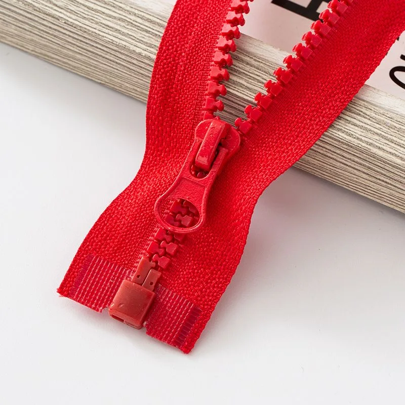 Resin Open-End Zipper for Garment Sewing and Accessories