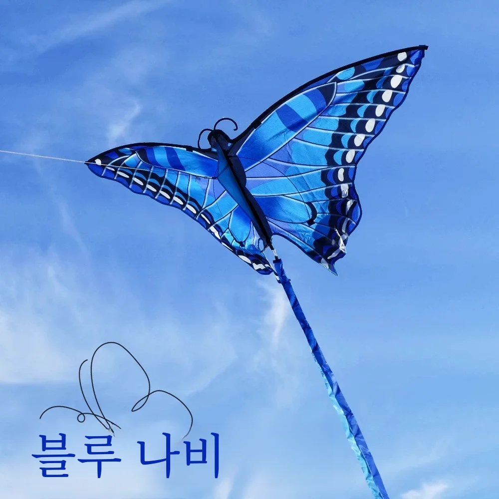 2024 새로운 스타일의 나비 연 성인 특별 고급 인터넷 유명 인사 사진 어린이 긴 꼬리 시뮬레이션 바람 쉽게 비행 