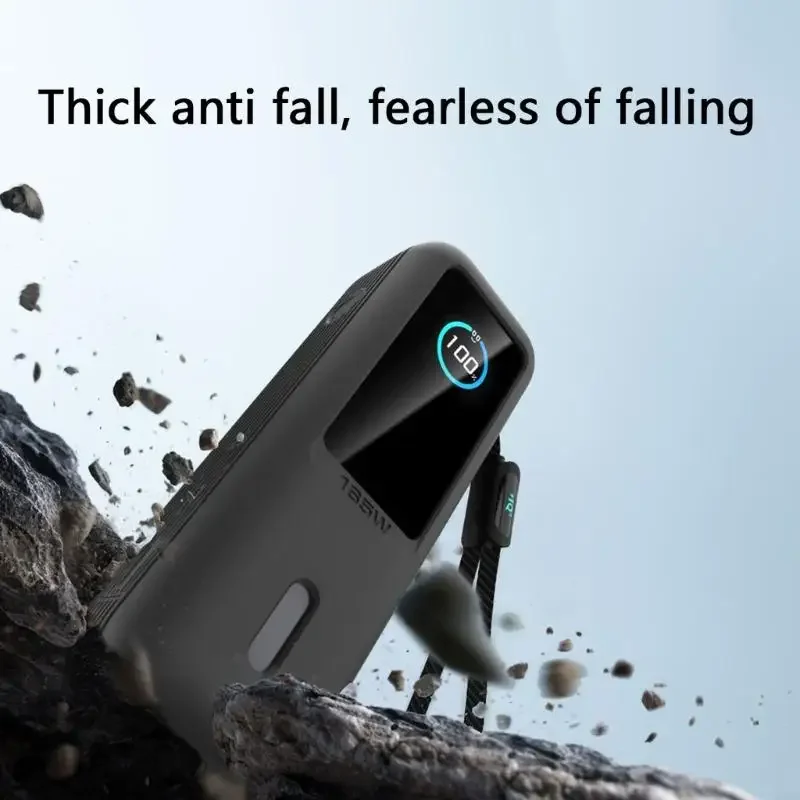 Silicone Case for Anker 165W Portable Protective Case Travel Carrying Storage Bag