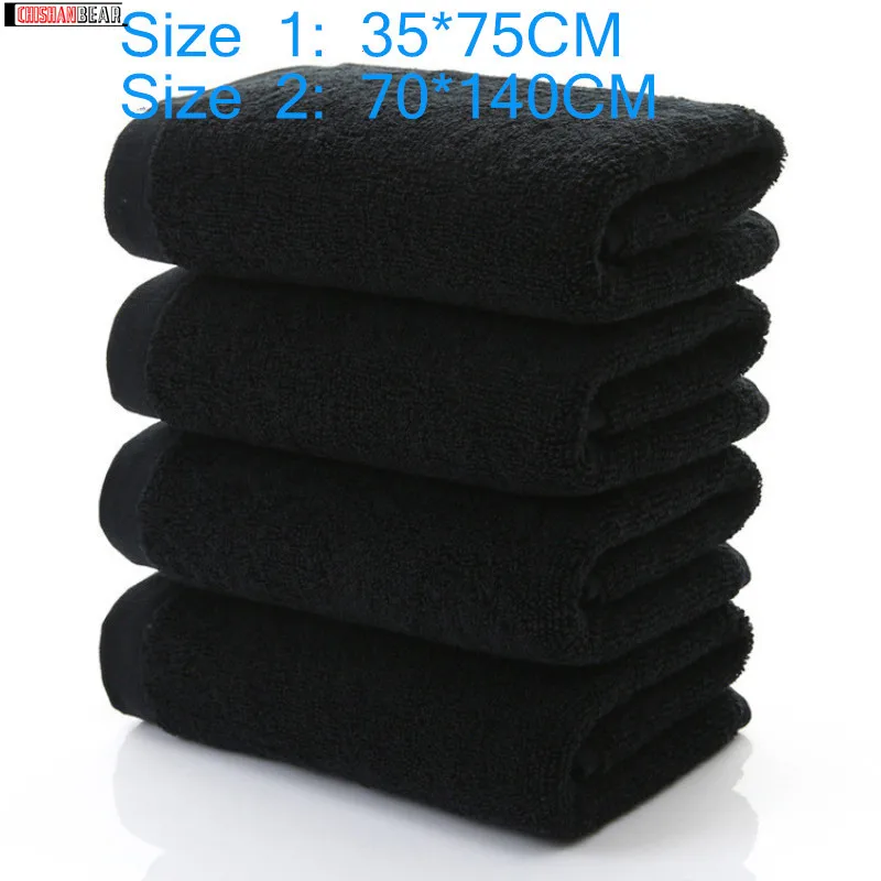 

carCleaning Cloth Towels-Clean,Dust,Scrub,100%cottonnon-fading black towel jacquard soft bamboo fiber towel thickened absorbent