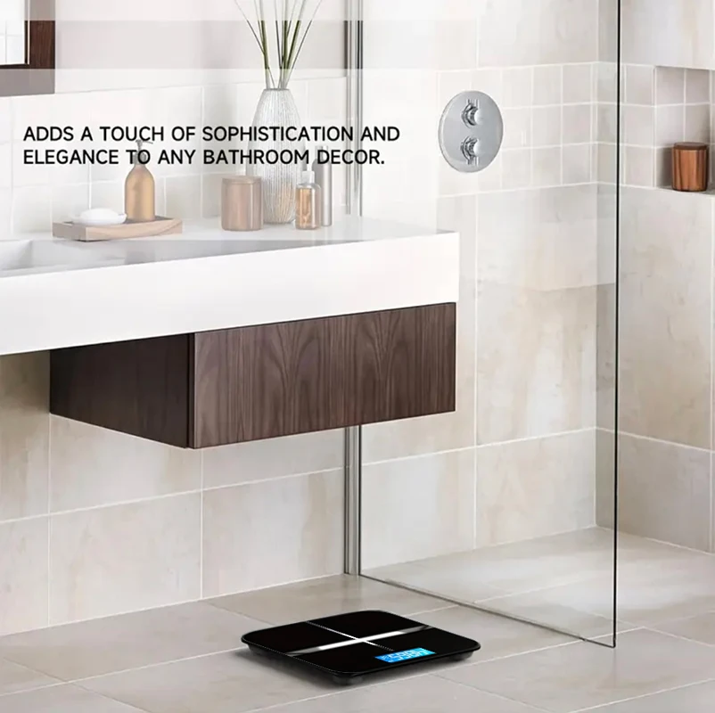 Design migliorato + pannello ingrandito, bilancia elettronica ad alta resistenza e precisione da 400 libbre, digitale intelligente_voghion.com
