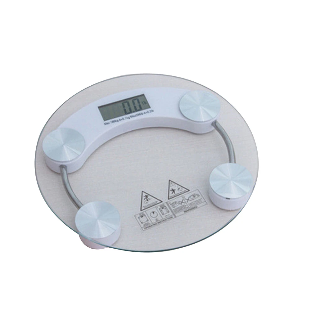 Digital Body Weight Bathroom Scale Balance Scale Tempered Glass LCD Display Precision Measurements