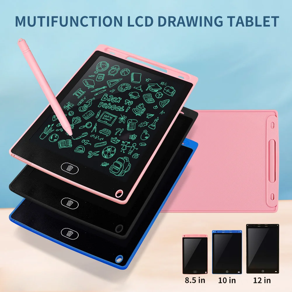 Lcd Writing Tablet Electronic Digital Drawing Pad For kids - 12 Inch