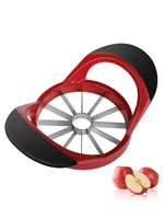 Coupe-pomme en acier inoxydable, cordeur et trancheur, poignée légère antidérapante, outil de cuisine pour une préparation facile des fruits 1