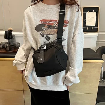 حقيبة كروس من قماش أكسفورد، حقيبة كتف عصرية وعصرية، حقيبة ساعي البريد للاستخدام اليومي والعمل والتنقل 6