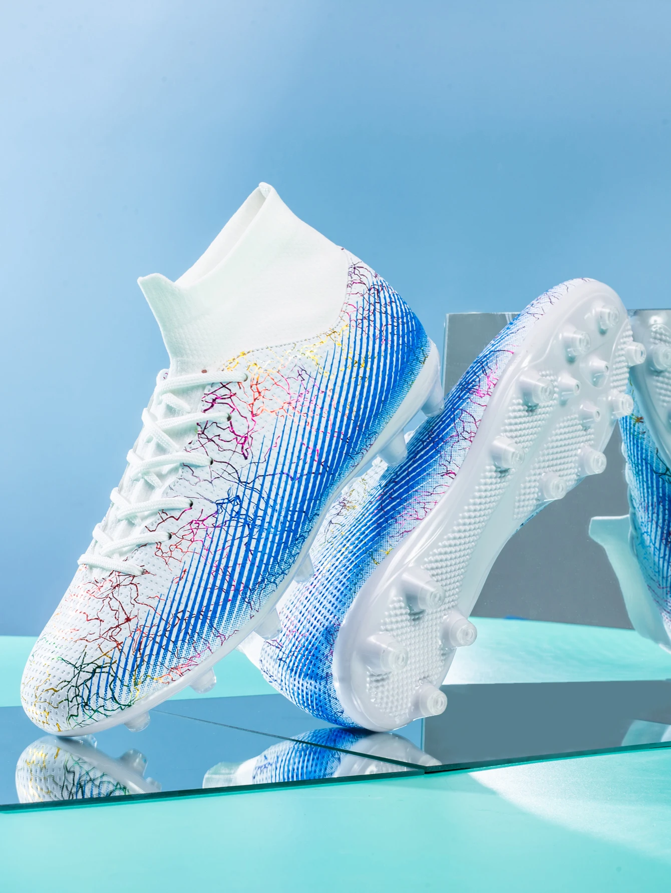 Men Kids Ankle Boots Children Fast Soccer Training Sneakers Outdoor Non Slip Male Football Cleats Shoes_voghion.com