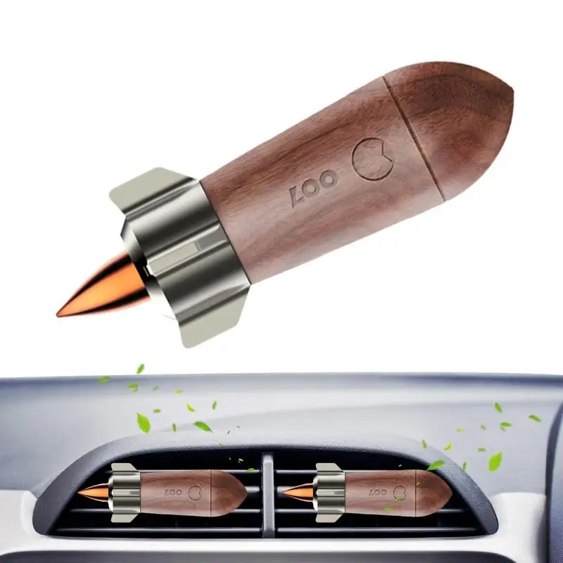 

Car Air Outlet Perfume Universal Fit Air Freshener Air Vent Filter Rocket Shape Car Scents Aromatherapy Diffuser Car Accessories