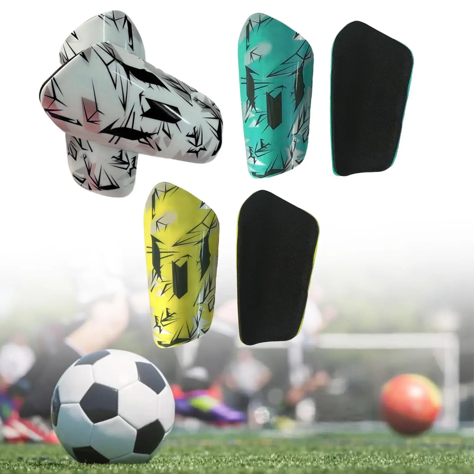 1 Pair Soccer Shin Guards Football Shin Guards Protective Equipment Lightweight 1 Pair Soccer Shin Guards Football Shin Guards Protective Equipment Lightweight
