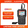 LAUNCH Creader 529 OBD2 Scanner Automotive Diagnostic Tool OBDII Code Reader Fault Code Read OBD Scan DIY Code Reader CR529 1