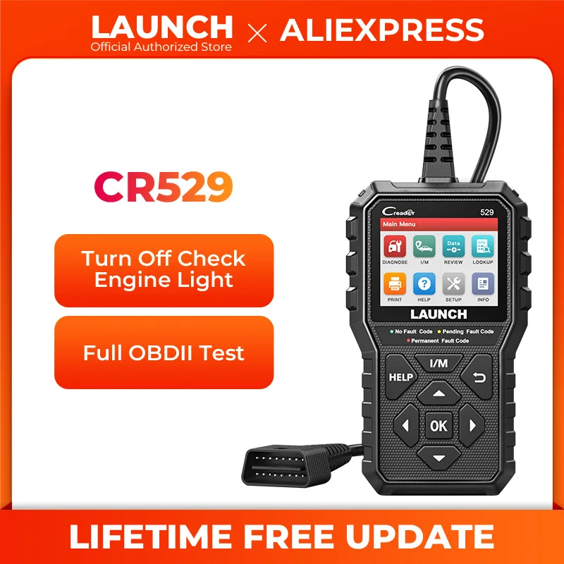 New Launch Creader 529 Obd2 Scanner Automotive Diagnostic Tool