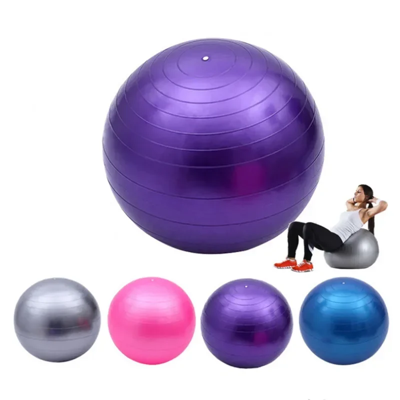 Yoga Ball PVC Inflatable Exercise Ball for Gym Home Fitness Pilates 45-85cm yoga ball gymnastics ball
