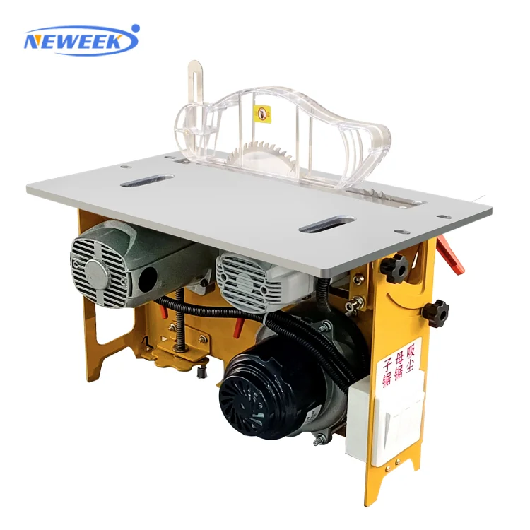 

NEWEEK Factory price DIY 45 degree mini 8 inch manual lifting sliding angular table panel saw