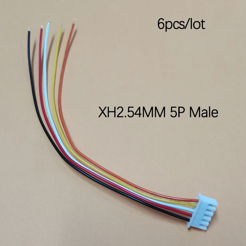6 Stück XH2.54mm Anschlusskabel 2-Pin 3/4/5/6 Pin Stecker-Buchse-Kabelverbinder XH2.54 2/3/4/5/6P Stecker-Buchse und Kabeladapter – Detail 11